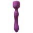 Фиолетовый двусторонний вибромассажер Heating Wand с нагревом - 22 см. - Фиолетовый двусторонний вибромассажер Heating Wand с нагревом - 22 см.