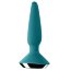 Бирюзовая анальная пробка с вибрацией Satisfyer Plug-ilicious 1 - 13,5 см. - Бирюзовая анальная пробка с вибрацией Satisfyer Plug-ilicious 1 - 13,5 см.