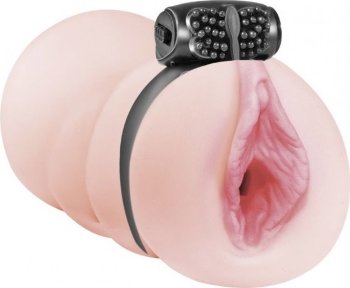 Мастурбатор-вагина с виброкольцом Satisfaction Darling