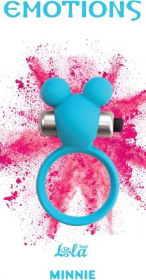 Голубое эрекционное виброколечко Emotions Minnie Breeze Длина: 7 см. Диаметр: 4 см. Эрекционное кольцо Emotions Minnie от Lola Toys откроет новые эрогенные зоны у Вас и Вашего партнера, а так же продлит минуты наслаждения. Изготовлено из высококачественного медицинского силикона. Небольшой размер, эластичность и плотная посадка эрекционного кольца поможет сохранить сильную эрекцию на протяжении всего полового акта. Вибрация осуществляется при помощи вибропульки. Батарейки в комплекте. Внутренний диаметр - 3 см. Страна: Россия. Материал: силикон.