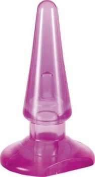 Фиолетовая анальная пробка BUTT PLUG - 9,5 см.