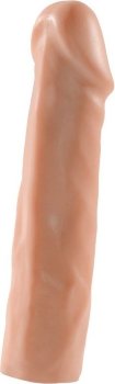 Телесная насадка-удлинитель Extension sleeve - 17 см.