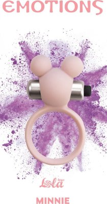Розовое эрекционное виброколечко Emotions Minnie Light pink Длина: 7 см. Диаметр: 4 см. Эрекционное кольцо Emotions Minnie от Lola Toys откроет новые эрогенные зоны у Вас и Вашего партнера, а так же продлит минуты наслаждения. Изготовлено из высококачественного медицинского силикона. Небольшой размер, эластичность и плотная посадка эрекционного кольца поможет сохранить сильную эрекцию на протяжении всего полового акта. Вибрация осуществляется при помощи вибропульки. Батарейки в комплекте. Внутренний диаметр - 3 см. Страна: Россия. Материал: силикон.