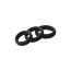 Набор из 3 черных эрекционных колец Smooth Silicone Cockring Pack - Набор из 3 черных эрекционных колец Smooth Silicone Cockring Pack