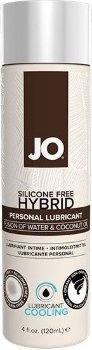 Водно-масляный лубрикант с охлаждающим эффектом JO Silicon free Hybrid Lubricant COOLING - 120 мл.