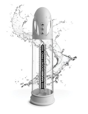 Белая вакуумная автоматическая помпа Max Boost Pro Flow Длина: 3 см. Диаметр: 8.1 см. Откройте новые горизонты для своей мужской силы с Max Boost Pro Flow Penis Pump — инновационной вакуумной системой, которая поможет вам достичь более сильных, длительных и мощных эрекций. Независимо от вашего опыта, это устройство повысит вашу уверенность, улучшит потенцию и подарит невероятное наслаждение вам и вашей партнёрше! Преимущества Max Boost Pro Flow Penis Pump: Революционная система всасывания: омпа с четырьмя уровнями всасывания, четырьмя автоматическими режимами \ всасывание и выпуск\ и ручным режимом для индивидуального контроля, обеспечит максимальную эффективность и комфорт. Водонепроницаемость: Наслаждайтесь удобством использования в душе, ванной или спа благодаря степени влагозащиты IPX7. Теперь вы можете наполнять устройство водой, не беспокоясь о внешней среде. Просто расслабьтесь и позвольте устройству сделать всю работу за вас. Интуитивное управление с LED-индикаторами: Уникальная система цветовой подсветки, меняющая цвет от зелёного к жёлтому и красному, показывает уровень давления внутри трубки, обеспечивая точный контроль над процессом. Если вы хотите, подсветку можно выключить для максимального удобства. Эффективность и удобство: Максимально удобный и прост в использовании благодаря перезаряжаемой литий-ионной батарее, с продолжительностью работы до 90 минут при зарядке всего за 150 минут. Как работает Max Boost Pro Flow Penis Pump? Автоматическое или ручное управление: Выберите между четырьмя режимами постоянного всасывания и четырьмя автоматическими режимами для достижения максимальных результатов. Управление через LED-индикаторы: Легко отслеживайте уровень давления с помощью цветных индикаторов, чтобы точно знать, когда достичь оптимального эффекта. Использование с водой: Устройство можно использовать в воде, что делает процесс ещё более комфортным и расслабляющим. Не упустите шанс испытать новые ощущения! Рабочая длина - 20 см. Страна: Китай. Материал: анодированный пластик, силикон. Батарейки: встроенный аккумулятор.