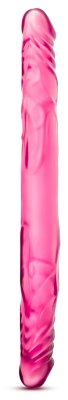 Розовый двусторонний фаллоимитатор 14 Double Dildo - 35,5 см. Длина: 35.5 см. Диаметр: 3.5 см. Двусторонний фаллоимитатор – игрушка, имитирующая двухголовый мужской половой орган с двумя выраженными головками и рельефным стволом. Можно использовать для двойной стимуляции вагины и ануса или двумя партнерами одновременно. Имеет реалистичный рельеф. Гибкий ствол. Страна: Китай. Материал: поливинилхлорид (ПВХ, PVC).