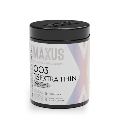 Экстремально тонкие презервативы MAXUS 003 Extra Thin - 15 шт. Длина: 18 см. Встречайте экстремально тонкие латексные презервативы в коллекции MAXUS! Одним из ключевых преимуществ этих презервативов является их супертонкая и ультралегкая конструкция, обеспечивающая более интенсивные ощущения во время секса. Запатентованная технология ULTRASENSETEX позволяет пользователям наслаждаться интимными моментами не переживая о безопасности. За счет использования премиального латекса и гипоаллергенной смазки презервативы при минимальной толщине стенки остаются по-прежнему прочным и эффективным контрацептивом. Не сползают, не скатываются, при этом практически не ощущаются, создавая “голый” эффект. Надежность и эластичность изделий гарантированы благодаря строгому контролю качества и использованию надежных материалов, соответствующих самым высоким стандартам пользователей. Дизайнерские блистеры из первой и второй коллекции и стильный металлический кейс выделяют ваше стремление брать от жизни максимум. Презервативы 003 созданы специально для тех, кто стремится к ощущению естественного контакта. Номинальная ширина - 52+/-2 мм. Толщина стенки - 0,03-0,04 мм. В упаковке - 15 шт. - Регистрационное удостоверение РФ: ФСЗ 2008/03067 - Дата регистрации медицинского изделия: 02.09.2019 г. - Срок действия регистрационного удостоверения: бессрочно - Представитель изготовителя медицинского изделия: ООО «Атекс Групп», 140055, Россия, Московская область, г. Котельники, микрорайон «Белая дача», промзона ООО «Технопром», стр. Е, офис 303 - Номер модели: 3864714. Страна: Тайланд. Материал: латекс.