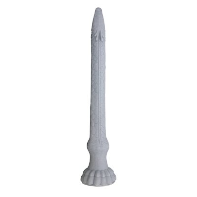 Серый силиконовый фаллоимитатор Basilisk - 43 см. Длина: 43 см. Диаметр: 3.7 см. Фаллоимитатор Basilisk из премиального силикона создан для глубокой и интенсивной стимуляции. Текстурная поверхность усиливает ощущения, а зауженный наконечник облегчает введение. Прочная присоска позволяет использовать игрушку hands-free на любой гладкой поверхности. Гибкий, но плотный материал обеспечивает комфорт и надёжность, а лёгкий уход и долговечность делают Basilisk идеальным выбором для соло и парной игры. Страна: Китай. Материал: силикон.