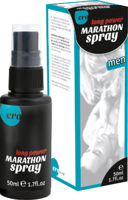 Пролонгирующий спрей для мужчин Long Power Marathon Spray - 50 мл. С высококачественным пролонгирующим Long Power Marathon Spray от австрийского бренда Ero by HOT вам больше не страшна преждевременная эякуляция. Входящие в состав спрея компоненты – ментол, масло эвкалипта и масло перечной мяты – приятно охладят кожу и тем самым усилят вашу сексуальную выносливость. Просто нанесите небольшое количество состава на член массажными движениями ещё до начала близости, и сексуальные утехи будут длиться бесконечно долго – партнёрша не будет разочарована. Высокоэффективный Ero Long Power Marathon Spray с ухаживающим за кожей пантенолом – с ним феерические секс-марафоны станут неотъемлемой частью вашей жизни. Страна: Австрия. Объем: 50 мл.