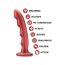 Красная насадка-фаллоимитатор Jealousy 7 Inch Pegging Dildo - 17,8 см. - Красная насадка-фаллоимитатор Jealousy 7 Inch Pegging Dildo - 17,8 см.