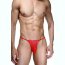 Красные мужские трусы-стринги с кружевом - Красные мужские трусы-стринги с кружевом