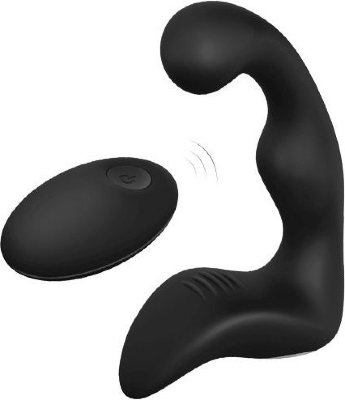 Черный вибромассажер простаты REMOTE BOOTY PLEASER Длина: 14 см. Диаметр: 2 см. С помощью вибромассажера вы получите эффективный массаж простаты. Одна часть игрушки — гладкий стимулятор с загнутой головкой — активно массирует предстательную железу. Вторая часть — массажер для интимной зоны — вызывает множественные оргазмы от стимуляции мошонки. Booty Pleaser сделан из безопасного силикона, он имеет 9 различных режимов вибрации. Booty Pleaser идет в комплекте с пультом дистанционного управления для удобного управления игрушкой. Booty Pleaser также может работать независимо от пульта. Не требует батареек и заряжается с помощью USB-провода (в комплекте). Рабочая длина - 11 см. Страна: Китай. Материал: силикон. Батарейки: встроенный аккумулятор.