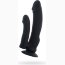 Чёрный вибратор для двойного проникновения - 19,5 см. - Чёрный вибратор для двойного проникновения - 19,5 см.