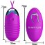 Лиловое ребристое виброяичко с пультом ДУ Jessica - Лиловое ребристое виброяичко с пультом ДУ Jessica