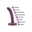 Фиолетовая насадка с гладкой поверхностью Surrender 4.75 Inch Beginner Pegging Dildo - 12 см. - Фиолетовая насадка с гладкой поверхностью Surrender 4.75 Inch Beginner Pegging Dildo - 12 см.