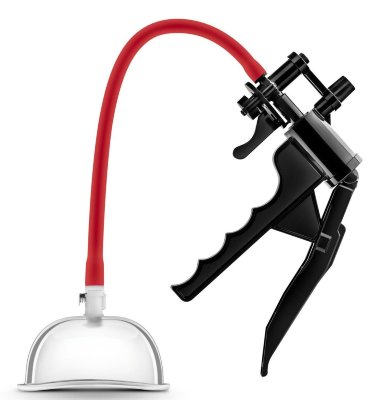 Вакуумная помпа для клитора Advanced Pussy Pump System Вакуумная помпа Advanced Pussy Pump System для клитора и вагины. Имеет воздушный выпускной клапан для легкого снятия. Страна: Китай. Материал: анодированный пластик, силикон.