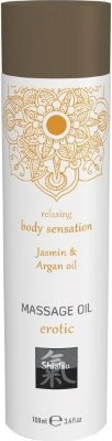 Массажное масло с ароматом жасмина с добавлением арганового масла - 100 мл. Коллекция масел Shiatsu представлена в весьма необычной форме - в виде геля с невесомой текстурой. Нежная основа позволяет маслам полностью впитываться в кожу, оставляя ощущение увлажнённости и шелковистости. При этом полезные свойства масла сохраняются в полной мере. Вас покорит массаж с этим маслом: волнующий аромат жасмина создаст особо эротическое настроение! Нанести масло на тело, дать впитаться. Масло семян подсолнечника, этилгексил стеарат, изопропилмиристат, аргановое масло, масло соевых бобов, токоферилацетат, ароматизатор, токоферол, лимонен, линалоол. Страна: Австрия. Объем: 100 мл.