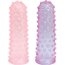 Набор из 2 пупырчатых насадок на пальцы FINGER SLEEVES PURPLE/PINK - Набор из 2 пупырчатых насадок на пальцы FINGER SLEEVES PURPLE/PINK