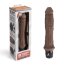 Коричневый вибратор-реалистик 8 Girthy Realistic Vibrator - 24,5 см. - Коричневый вибратор-реалистик 8 Girthy Realistic Vibrator - 24,5 см.