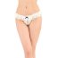 Кружевные трусики-стринги с контрастными бантиками - Кружевные трусики-стринги с контрастными бантиками