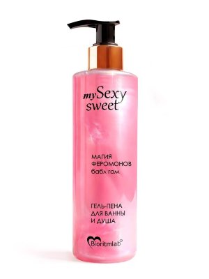 Гель-пена для ванны и душа Sexy Sweet с феромонами и ароматом бабл-гам - 200 мл. Увлажняющий гель-пена для душа и ванны с феромонами и ароматом бабл-гам. Во время использования создаёт обильную пену и бережно очищает кожу. Дарит ощущение свежести и комфорта. Не сушит и не стягивает кожу, придаёт ей нежность, мягкость и бархатистость. Бетаин в составе эффективно удерживает влагу, поддерживая тонус кожи. Феромоны подчеркивают чувственность и сексуальность, повышают уверенность в себе, раскрепощают. Натуральный пребиотик способствует регулированию баланса микрофлоры и укрепляет защитные функции кожи. Яркий аромат бабл-гам поднимает настроение, превращая процесс принятия водных процедур в незабываемое удовольствие. - для мытья тела: небольшое количество гель-пены нанесите на влажную кожу, нежно помассируйте до образования пены, смойте водой - для образования пены: наливайте средства под струёй воды в ванне и наслаждайтесь появлением обильной пены. Aqua, Sodium Laureth Sulfate, Glycerin, Cocamidopropyl Betaine, Glycol Distearate (and) Sodium Laureth Sulfate (and) Cocamide MEA, PEG-40 Hydrogenated Castor Oil, Sodium Chloride, Parfum*/Aroma, Inulin, α-Glucan Oligosaccharide, Betaine, Lactic Acid, Methylchloroisothiazolinone, Methylisothiazolinone, CI 14720. *Содержит феромоны. Возможна индивидуальная гиперчувствительность. Страна: Россия. Объем: 200 мл.