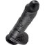 Реалистичный чёрный фаллоимитатор-гигант 10 Cock with Balls - 25,4 см. - Реалистичный чёрный фаллоимитатор-гигант 10 Cock with Balls - 25,4 см.