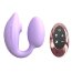 Сиреневый U-образный стимулятор клитора и точки G с пультом ДУ Wonderlover - Сиреневый U-образный стимулятор клитора и точки G с пультом ДУ Wonderlover