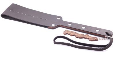 Гладкий мягкий удлиненный пэддл с заклепками - 32 см. Длина: 32 см. Гладкий мягкий удлиненный пэддл с петелькой для подвешивания выполнен из натуральной кожи. Длина ударной части - 15 см. Ширина - 6,5 см. Страна: Россия. Материал: натуральная кожа.