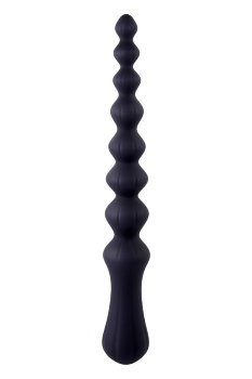 Черная анальная цепочка Beads Hunter - 24,1 см.