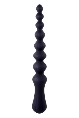Черная анальная цепочка Beads Hunter - 24,1 см. Длина: 24.1 см. Диаметр: 3.3 см. Черная анальная цепочка Beads Hunter. Гибкая и приятная на ощупь. Сделана из силикона. Страна: Китай. Материал: силикон.