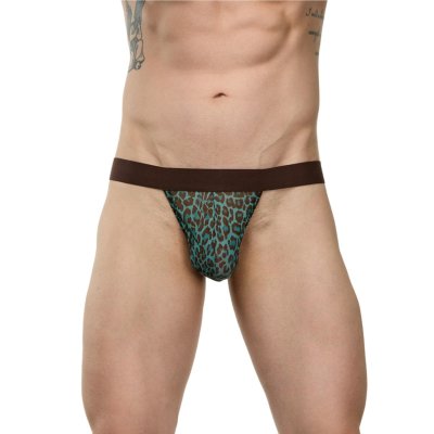 Сексуальные трусы-тонги с леопардовым принтом Сексуальные трусы-тонги с леопардовым принтом Сексуальные трусы-тонги с леопардовым принтом. Страна: Турция. Материал: 85% полиамид, 15% эластан.