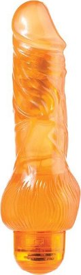 Оранжевый вибратор-реалистик JELLY JOY 7INCH 10 RHYTHMS ORANGE - 17,5 см. Длина: 17.5 см. Диаметр: 3.5 см. Оранжевый вибратор-реалистик JELLY JOY 7INCH 10 RHYTHMS ORANGE. Водонепроницаемый. 10 режимов вибрации. Страна: Китай. Материал: поливинилхлорид (ПВХ, PVC). Батарейки: 2 шт., тип AA.