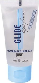 Интимная смазка на водной основе Glide - 30 мл.