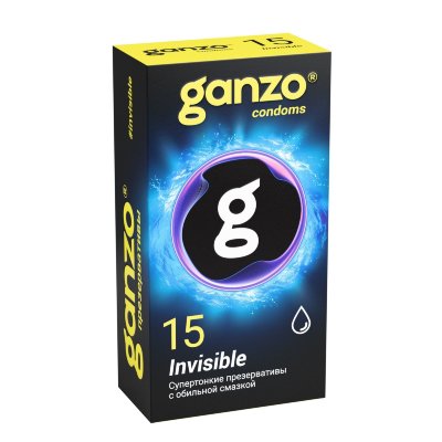 Супертонкие презервативы Ganzo Invisible - 15 шт. Длина: 18.5 см. Ganzo Invisible обеспечивают высокий уровень чувствительности и комфорта во время близости. Благодаря гладкой поверхности, минимальной толщине и увеличенному количеству смазки, они почти не ощущаются при контакте, но сохраняют надёжную защиту. Номинальная ширина - 53 мм. Толщина стенки - 0,045 мм. - Регистрационное удостоверение РФ: РЗН 2023/20124 - Дата регистрации медицинского изделия: 19.04.2023 г. - Срок действия регистрационного удостоверения: бессрочно - Представитель изготовителя медицинского изделия: ООО «СПЕКТРУМ», 105066, Россия, Москва, вн.тер.г. муниципальный округ Басманный, ул. Нижняя Красносельская, д. 35, стр. 64, помещ. 3Н/6 - Номер модели: 9039882. Страна: Чехия. Материал: латекс. Объем: 15 шт.