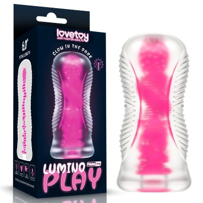 Светящийся в темноте мастурбатор 6.0 Lumino Play Masturbator Длина: 15 см. Диаметр: 7 см. Прозрачный мастурбатор, светящийся в темноте. В состав материала входит специальный не токсичный порошок, который позволяет излучать цвет при наступлении темноты! Игрушка должна находиться на свету в дневное время для достижения наилучшего эффекта свечения ночью. Страна: Китай. Материал: термопластичный эластомер (TPE).