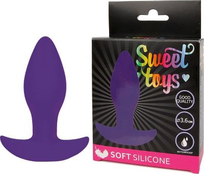 Фиолетовая анальная втулка Sweet Toys - 8,5 см. Длина: 8.5 см. Диаметр: 3.6 см. Фантастическая анальная втулка – шикарный подарок для любителей особых удовольствий! Интимный аксессуар подарит ни с чем не сравнимые эмоции. Эргономичная форма способствует легкому введению. Ручка-ограничитель позволяет контролировать глубину проникновения. Втулка подходит для постоянного ношения. Проста в использовании и уходе. Страна: Китай. Материал: силикон.