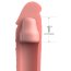 Телесная насадка-удлинитель 1 Inch Silicone X-tension - 17,8 см. - Телесная насадка-удлинитель 1 Inch Silicone X-tension - 17,8 см.