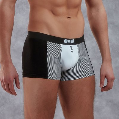 Трусы-боксеры Doreanse с принтом в виде смокинга Комфортные боксеры для мужчин с интересным дизайном. Для настоящих джентльменов, которые любят удивлять! Ткань мягкая и легкая, подходит для повседневного ношения. Страна: Турция. Материал: 45% модал, 45% хлопок, 10% эластан.