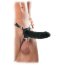 Чёрный полый страпон 7 Silicone Hollow Strap-On - 18 см. - Чёрный полый страпон 7 Silicone Hollow Strap-On - 18 см.