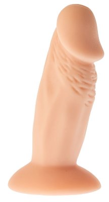 Телесный фаллоимитатор Tiny Tom - 11,5 см. Длина: 11.5 см. Диаметр: 3.4 см. Мягкий и гибкий фаллоимитатор, изготовленный из антибактериального ПВХ, без запаха и безопасный для тела. У него есть сильная присоска, позволяющая пользователям наслаждаться целым рядом возможностей для всех видов удовольствия, в одиночку или с партнером. Основание на присоске гарантирует, что игрушка будет прилипать к любой гладкой плоской поверхности, будь то пол, изголовье кровати или стенка душа. Страна: Китай. Материал: поливинилхлорид (ПВХ, PVC).