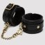 Черные оковы на ноги Bound to You Faux Leather Ankle Cuffs - Черные оковы на ноги Bound to You Faux Leather Ankle Cuffs