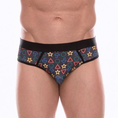Темно-серые мужские трусы-джоки с принтом в виде цветных значков Темно-серые мужские трусы-джоки с принтом в виде цветных значков. Страна: Турция. Материал: 95% полиэстер, 5% эластан.