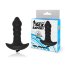 Черный спиралевидный анальный вибромассажер - Черный спиралевидный анальный вибромассажер