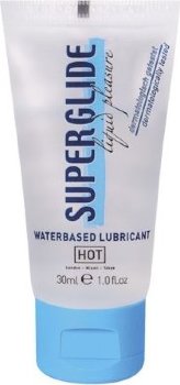 Гель-смазка на водной основе для чувствительной кожи Superglide - 30 мл.