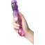 Фиолетовый вибратор High-Tech fantasy с клиторальным лепестком - 21 см. - Фиолетовый вибратор High-Tech fantasy с клиторальным лепестком - 21 см.