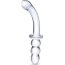 Прозрачный ребристый двусторонний стимулятор Ribbed G-Spot - 20 см. - Прозрачный ребристый двусторонний стимулятор Ribbed G-Spot - 20 см.