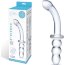 Прозрачный ребристый двусторонний стимулятор Ribbed G-Spot - 20 см. - Прозрачный ребристый двусторонний стимулятор Ribbed G-Spot - 20 см.