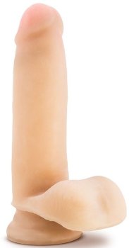 Телесный фаллоимитатор 7 inch Sensa Feel Dildo - 17,8 см.