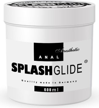 Анальный гель-лубрикант на водной основе SPLASHGLIDE ANAL ANESTHETIC FIST SIZE - 600 мл.